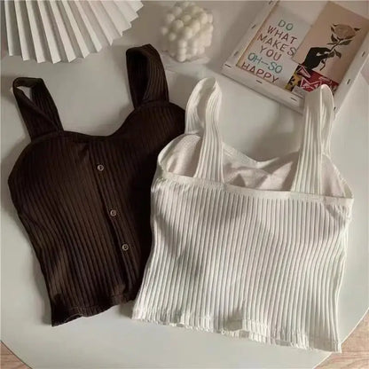 Cute Sleeveless Cropped