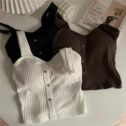 Cute Sleeveless Cropped