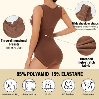 2 PCS Slimming Bodysuit Women