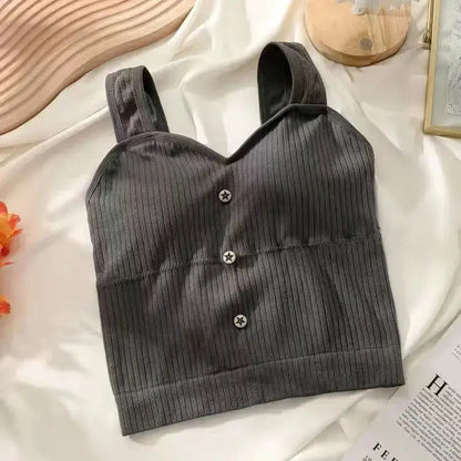 Cute Sleeveless Cropped