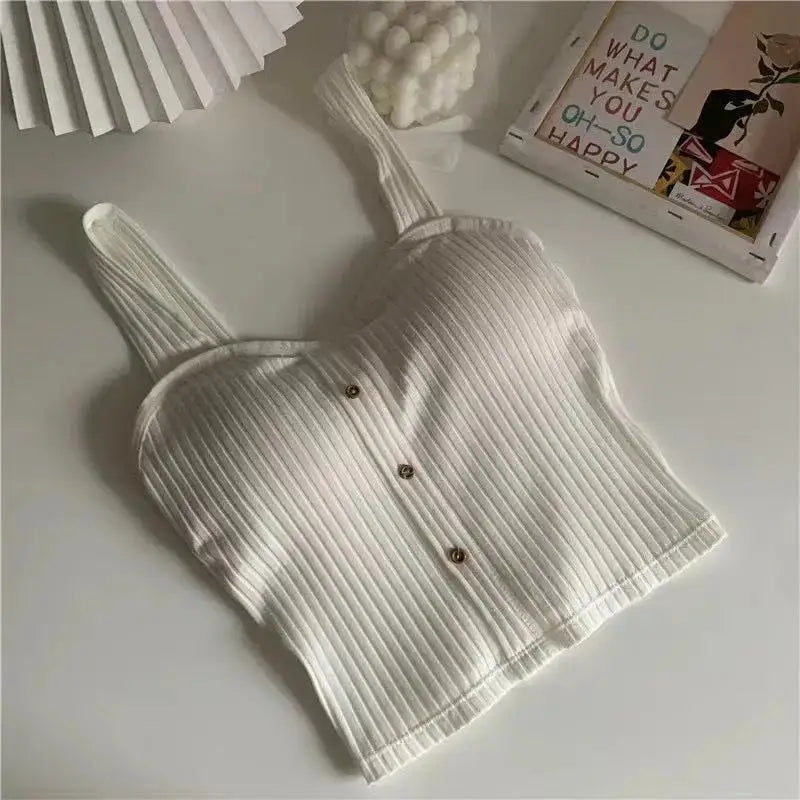 Cute Sleeveless Cropped
