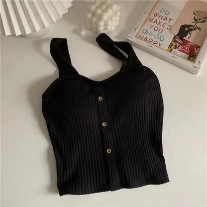 Cute Sleeveless Cropped