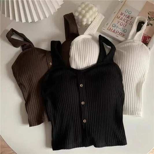 Cute Sleeveless Cropped